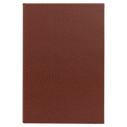 Football Leatherette Journal with Lined Notepad 5.25" x 8.25"