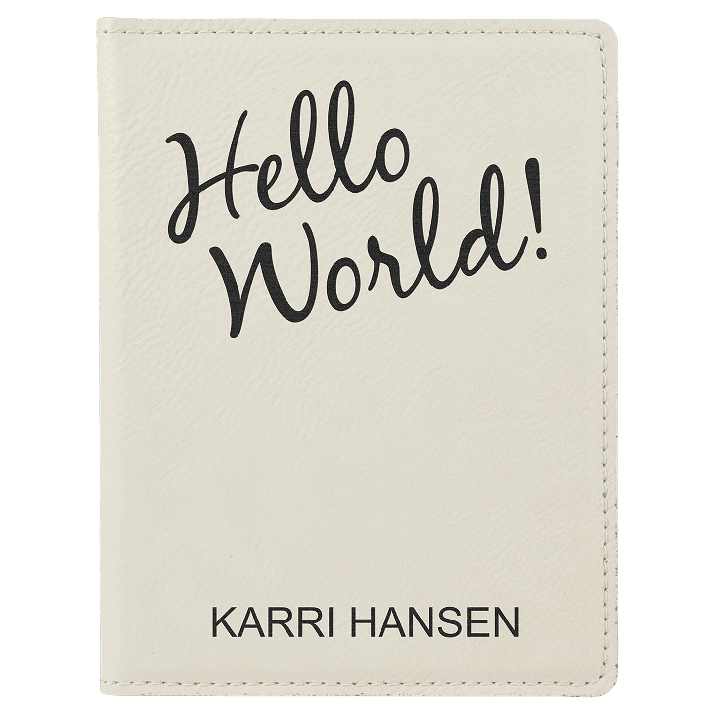 Leatherette Passport Holder 4.25" x 5.5"