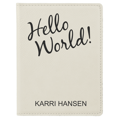 Leatherette Passport Holder 4.25" x 5.5"