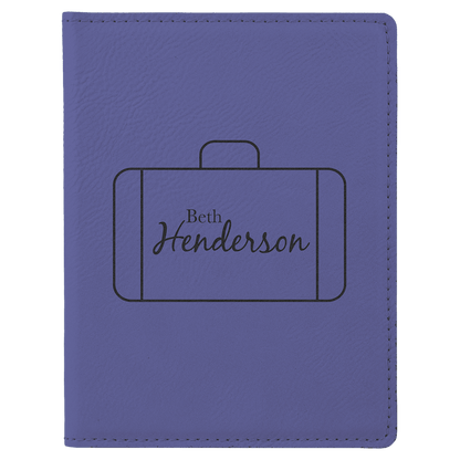 Leatherette Passport Holder 4.25" x 5.5"