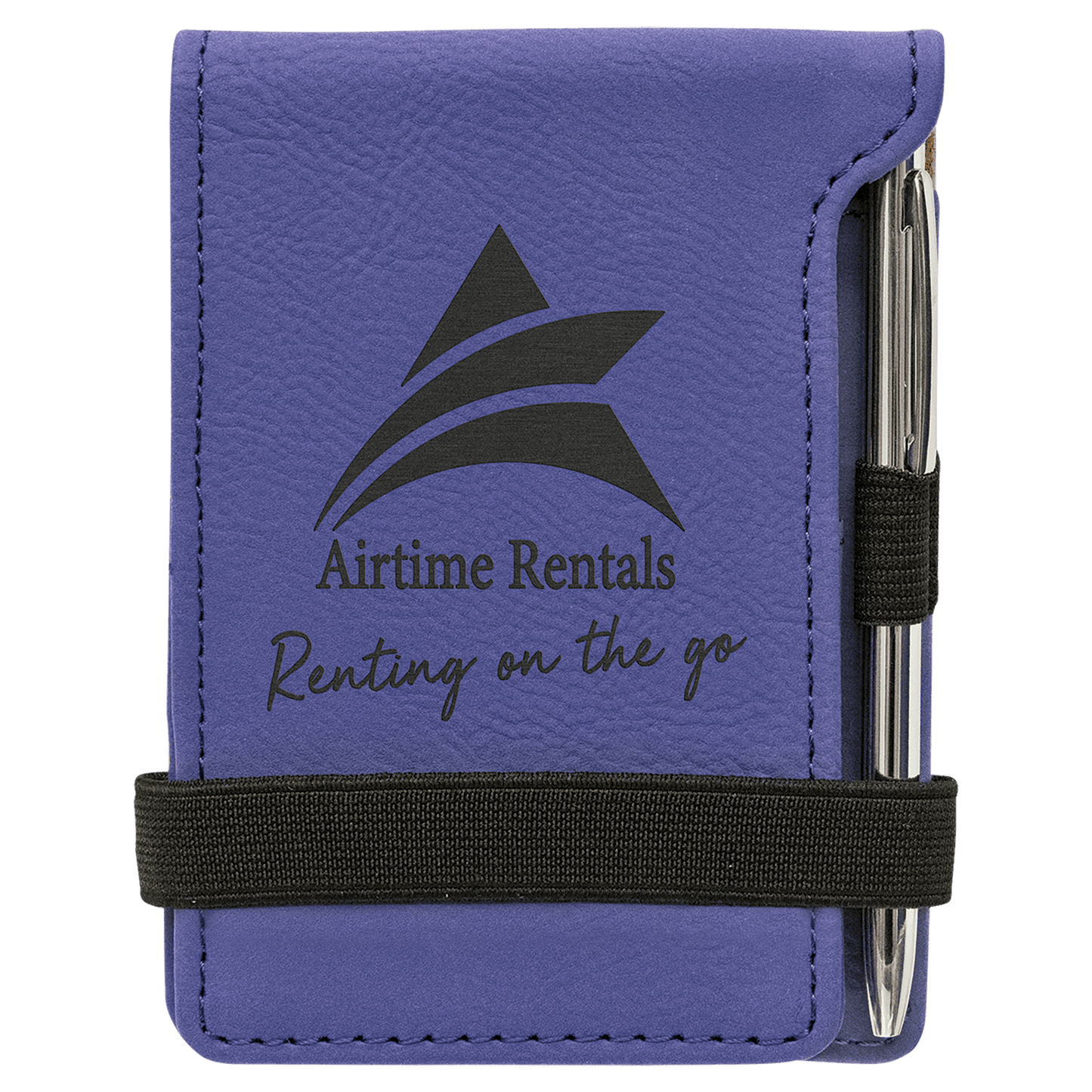 Leatherette Mini Notepad with Pen 3.25" x 4.75"