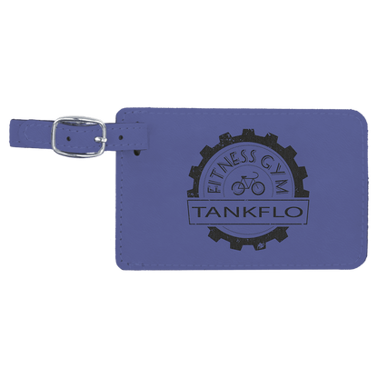 Leatherette Luggage Tag 4.25" x 2.75"