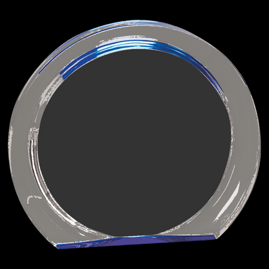 Blue Round Halo Acrylic