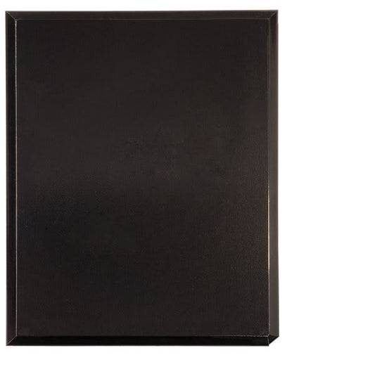 High Gloss Solid Black Finish Plaque