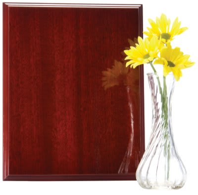 High Gloss Mahogany Finish Plaque