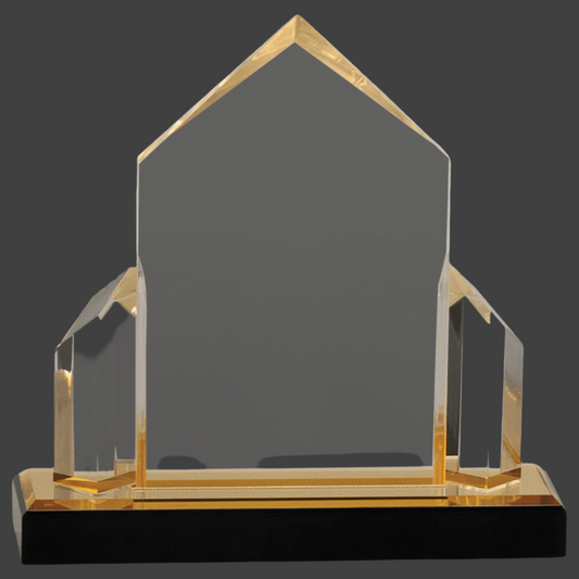 Gold Jewel Post Impress Acrylic