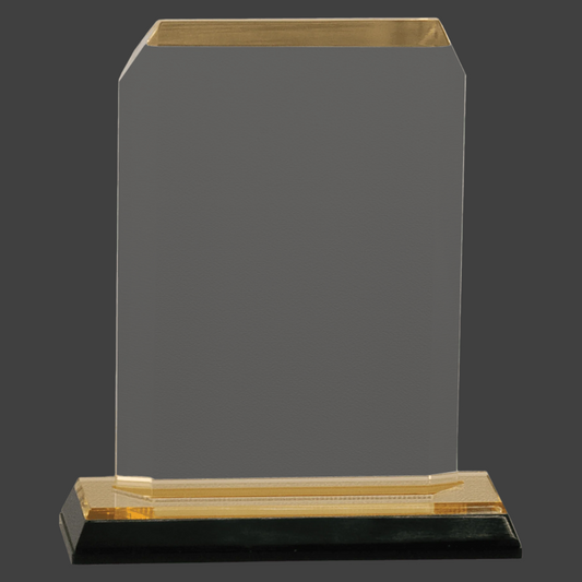 Gold Clipped Corner Impress Acrylic