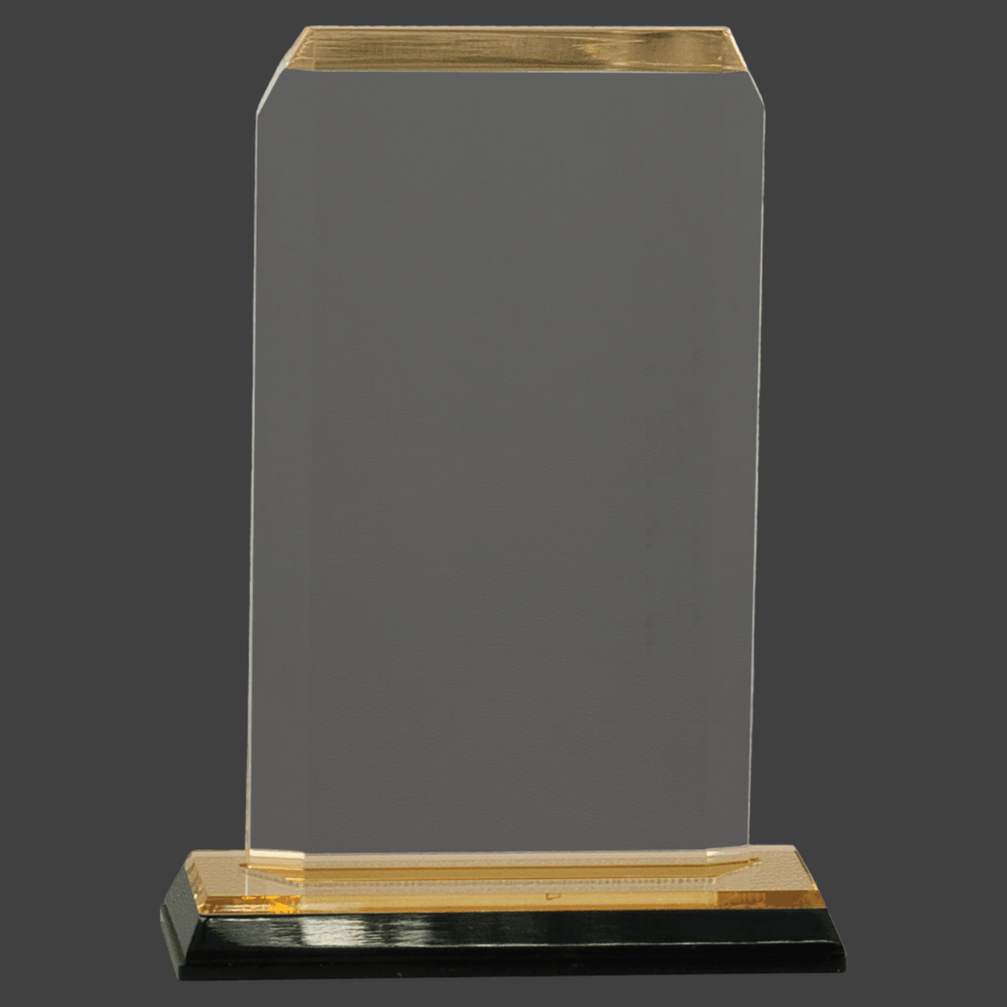 Gold Clipped Corner Impress Acrylic