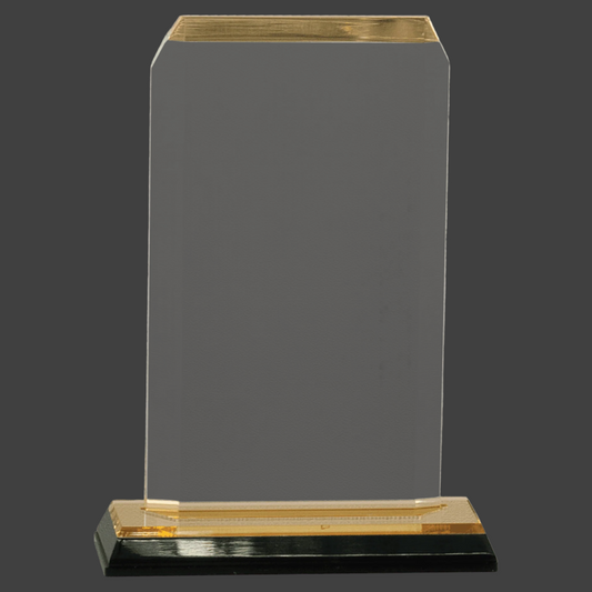 Gold Clipped Corner Impress Acrylic