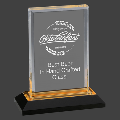 Gold Beveled Impress Acrylic