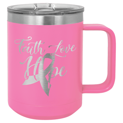 15 oz. Polar Camel Vacuum Insulated Mug with Slider Lid