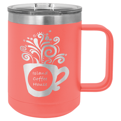 15 oz. Polar Camel Vacuum Insulated Mug with Slider Lid