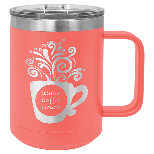 15 oz. Polar Camel Vacuum Insulated Mug with Slider Lid
