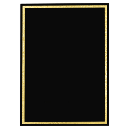 Black Florentine Frame Designer Plaque Plate