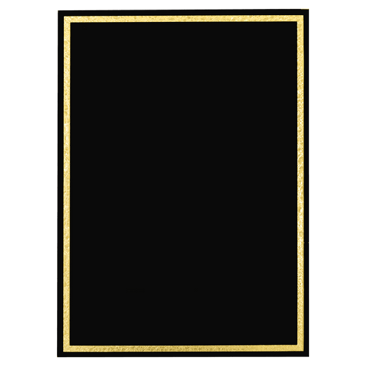 Black Florentine Frame Designer Plaque Plate