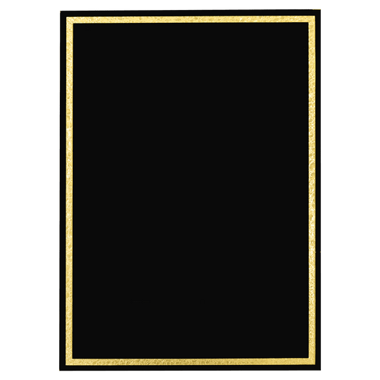 Black Florentine Frame Designer Plaque Plate