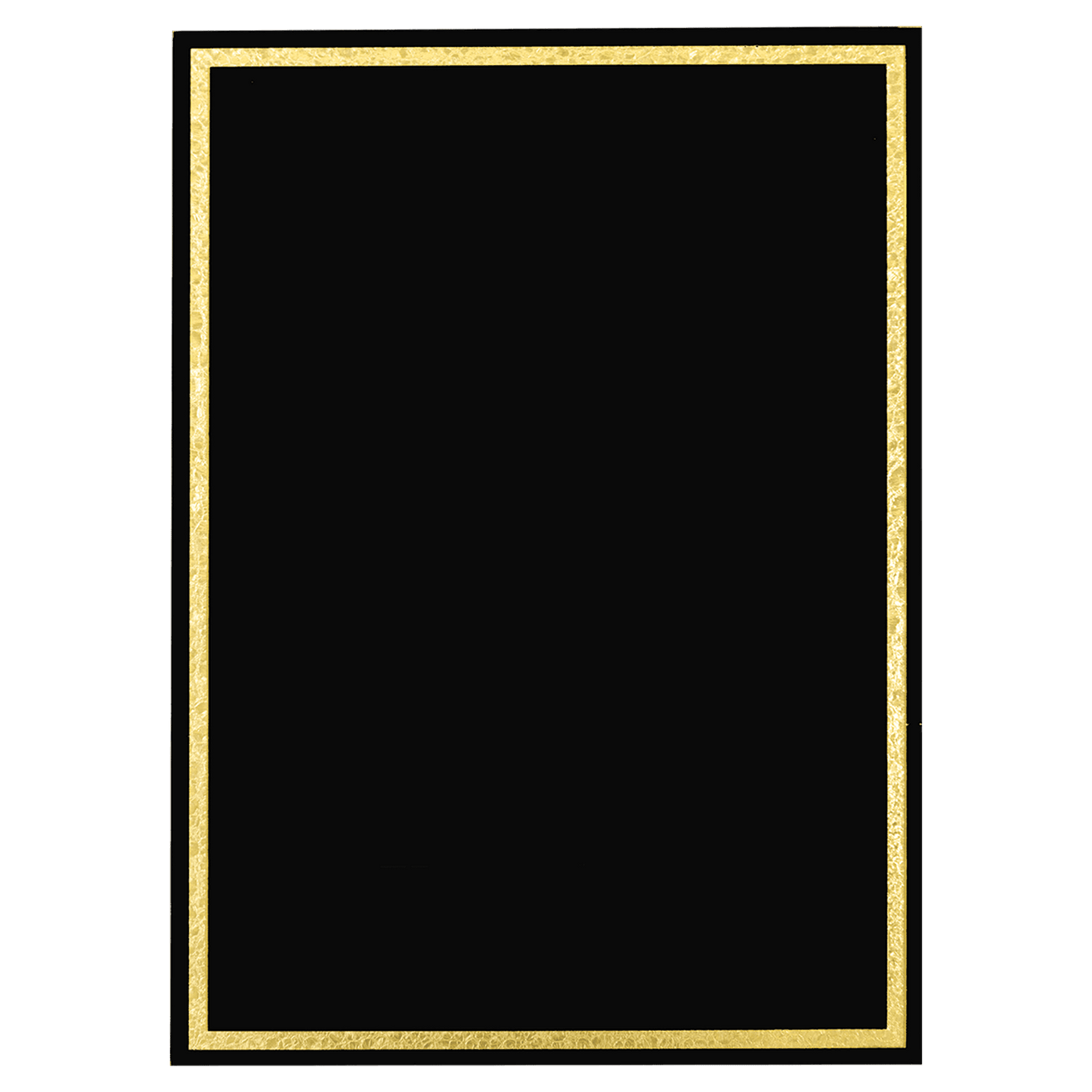 Black Florentine Frame Designer Plaque Plate