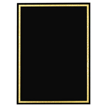 Black Florentine Frame Designer Plaque Plate