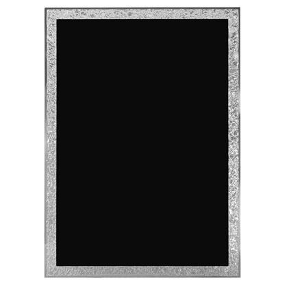 Black Aluminum Florentine Border Designer Plaque Plate