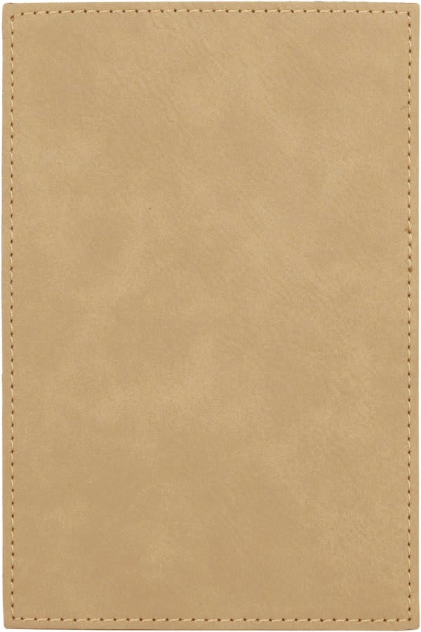 Light Brown Leatherette Plaque Plate