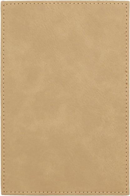Light Brown Leatherette Plaque Plate