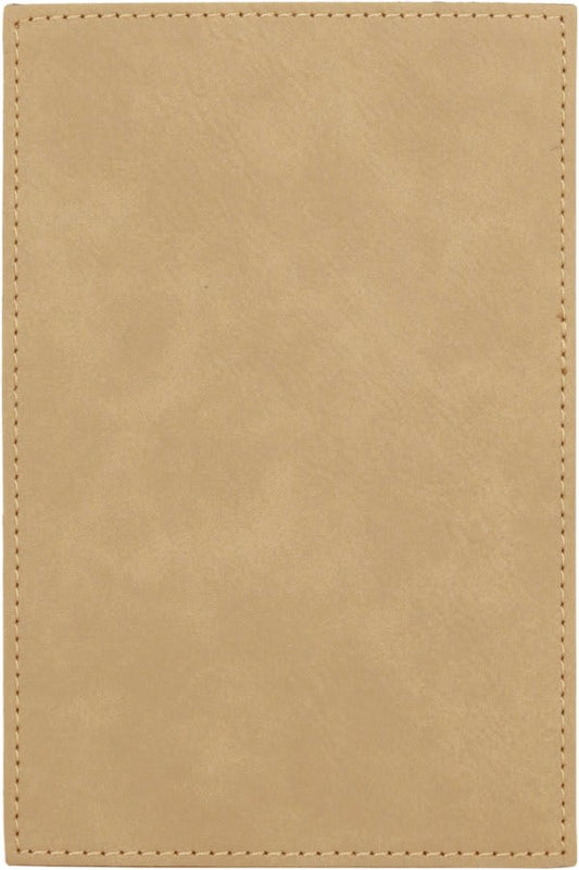 Light Brown Leatherette Plaque Plate