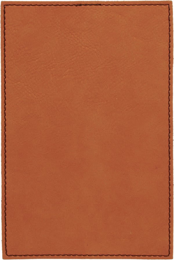 Rawhide Leatherette Plaque Plate