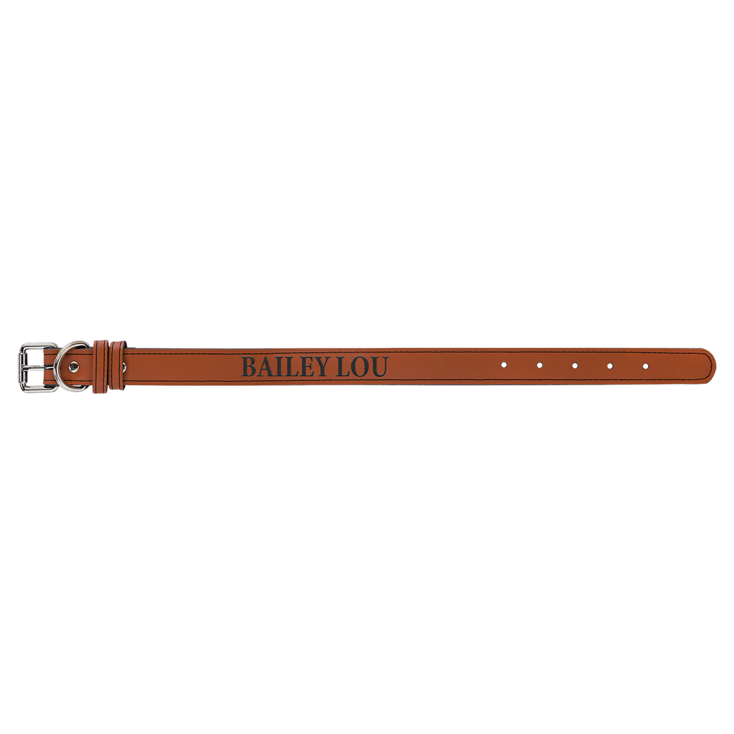 Small 15" x .75" Leatherette Dog Collar