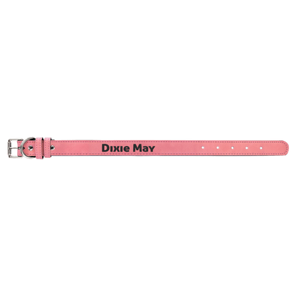 Small 15" x .75" Leatherette Dog Collar