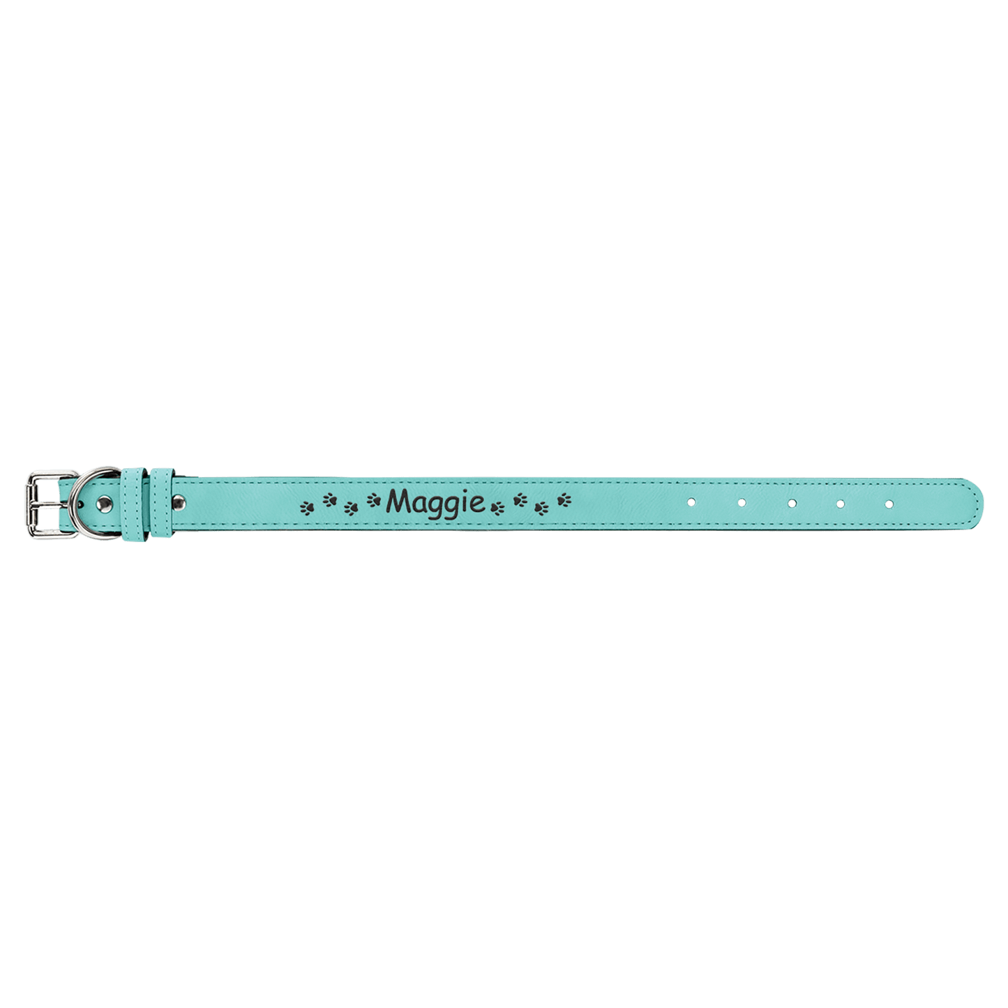 Small 15" x .75" Leatherette Dog Collar