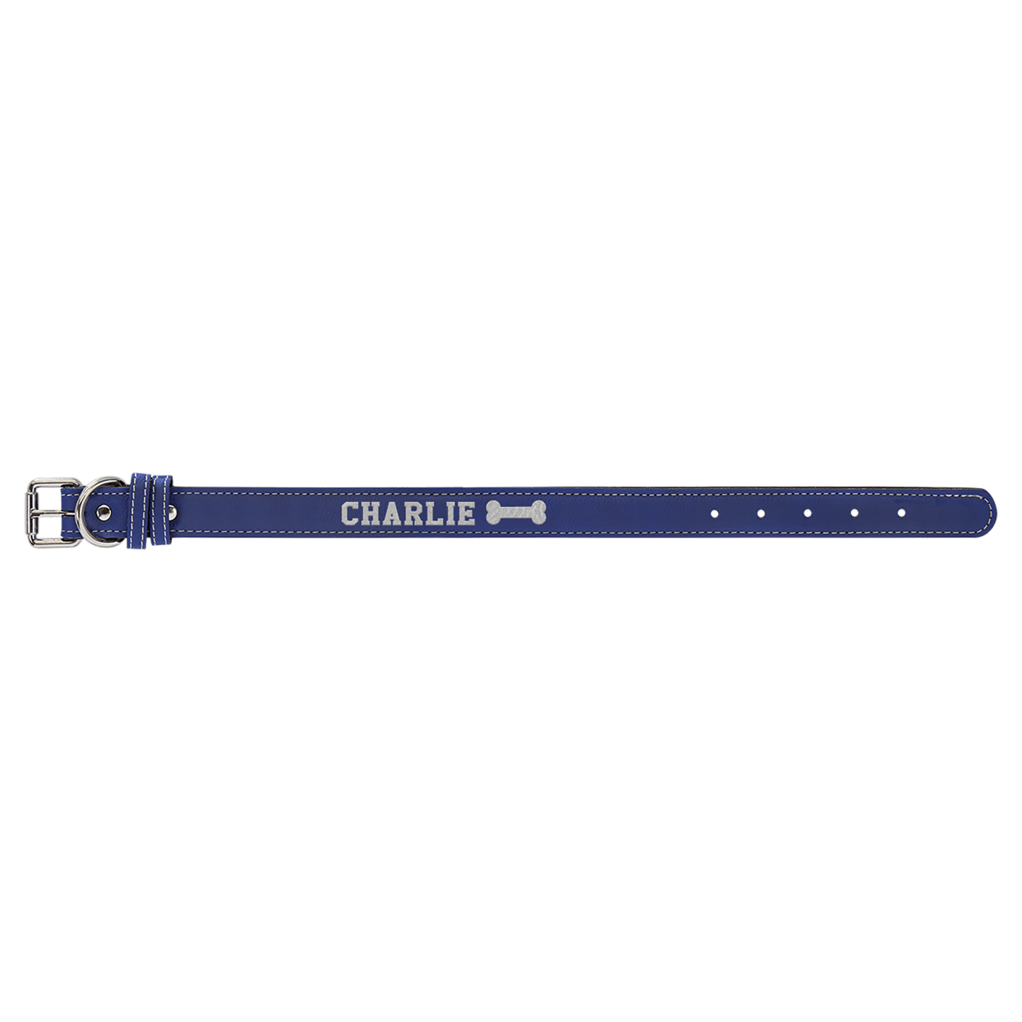 Small 15" x .75" Leatherette Dog Collar