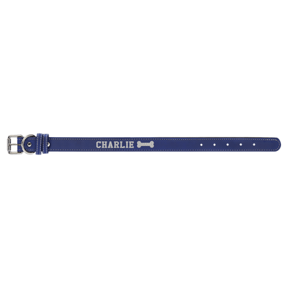 Small 15" x .75" Leatherette Dog Collar