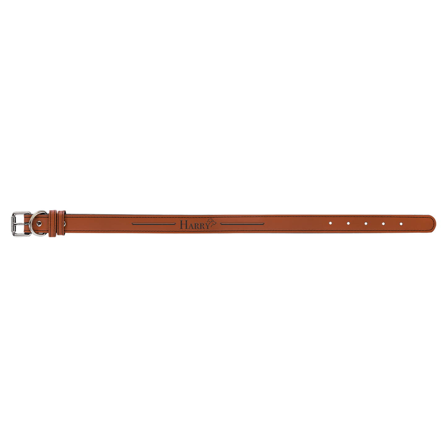 Large 23" x 1" Leatherette Dog Collar