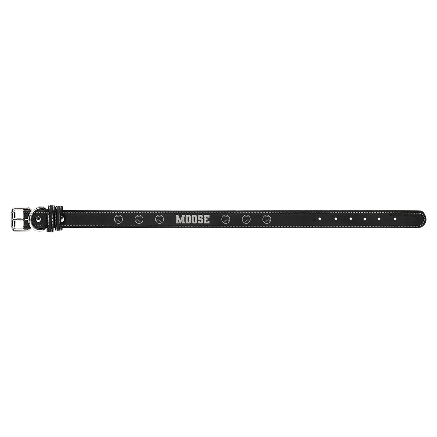 Extra Large 27" x 1.25" Leatherette Dog Collar