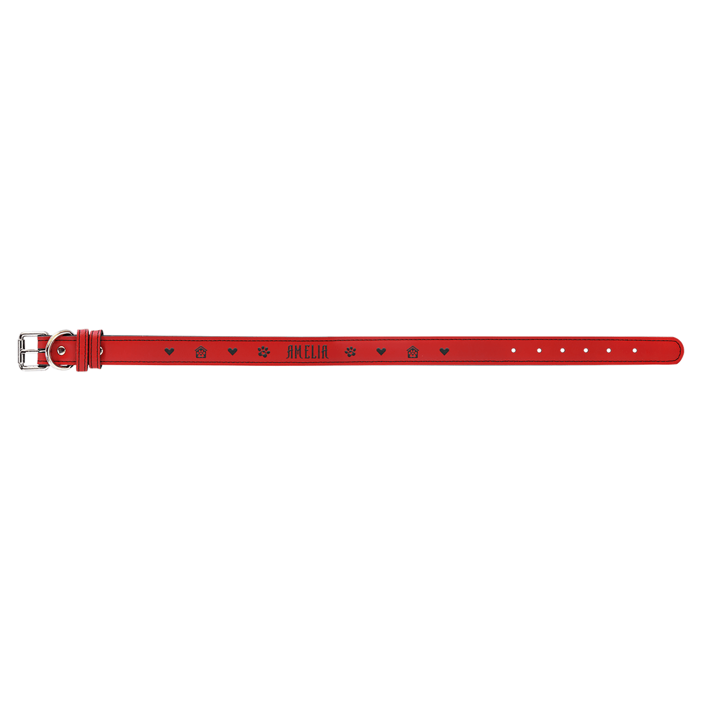 Extra Large 27" x 1.25" Leatherette Dog Collar
