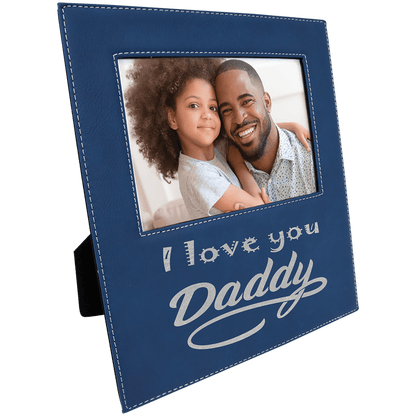 Leatherette Photo Frame 5" x 7" with Large Engraving Area