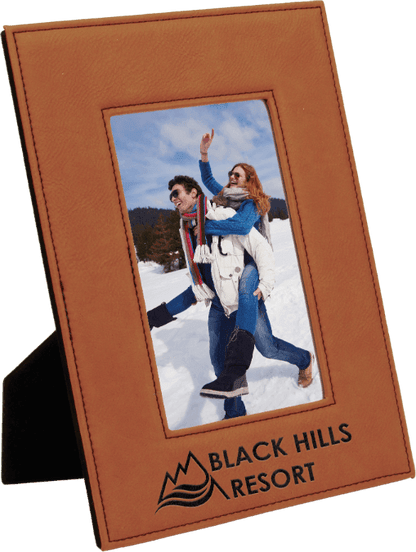 Rawhide Leatherette Photo Frame