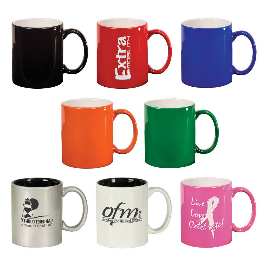 11 oz. Round Ceramic Coffee Cup