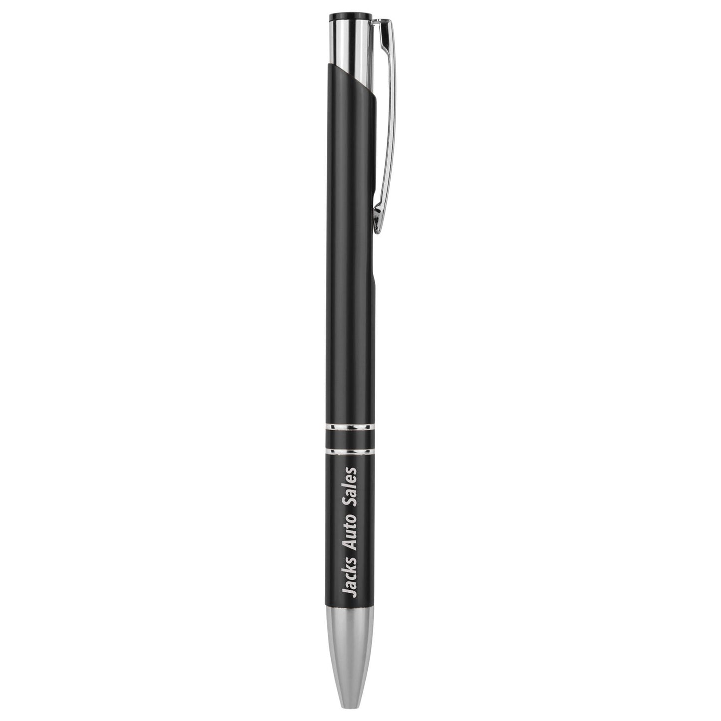 Black Pen with Silver Trim