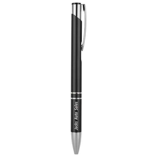 Black Pen with Silver Trim