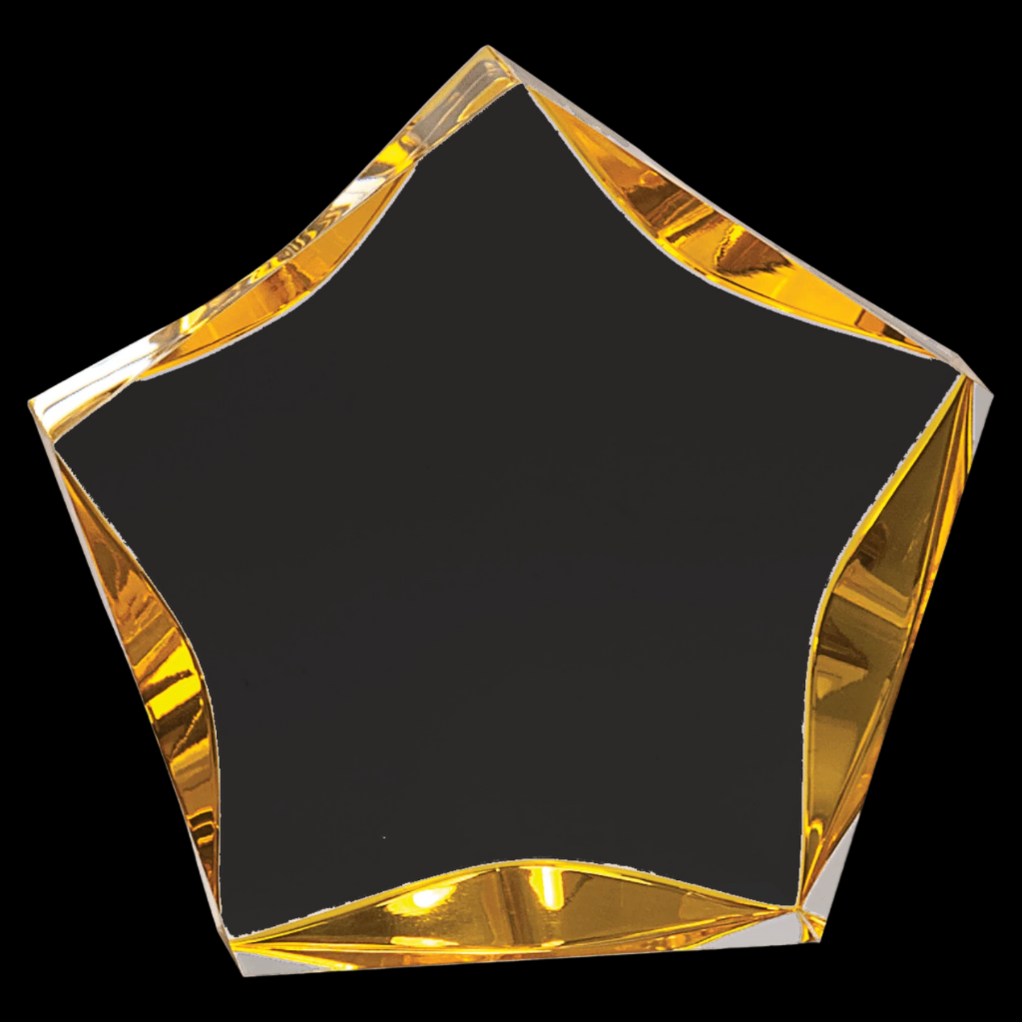 Clear/Gold Luminary Star Acrylic