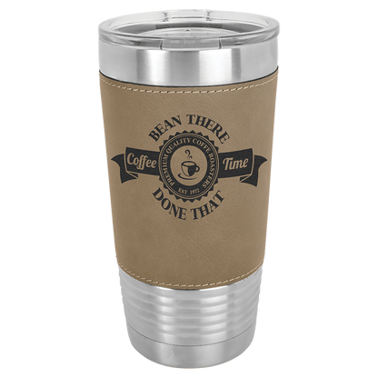 Polar Camel 20 oz. Leatherette Polar Camel Tumbler with Clear Lid