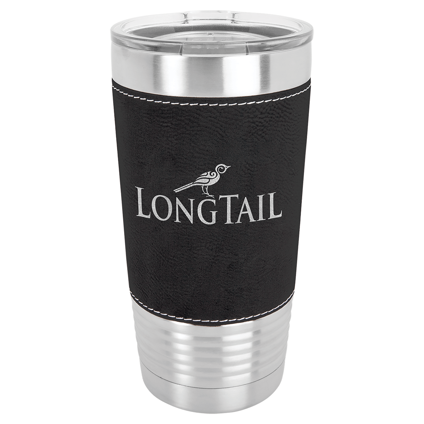 Polar Camel 20 oz. Leatherette Polar Camel Tumbler with Clear Lid