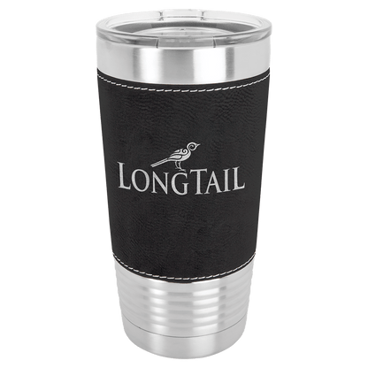 Polar Camel 20 oz. Leatherette Polar Camel Tumbler with Clear Lid