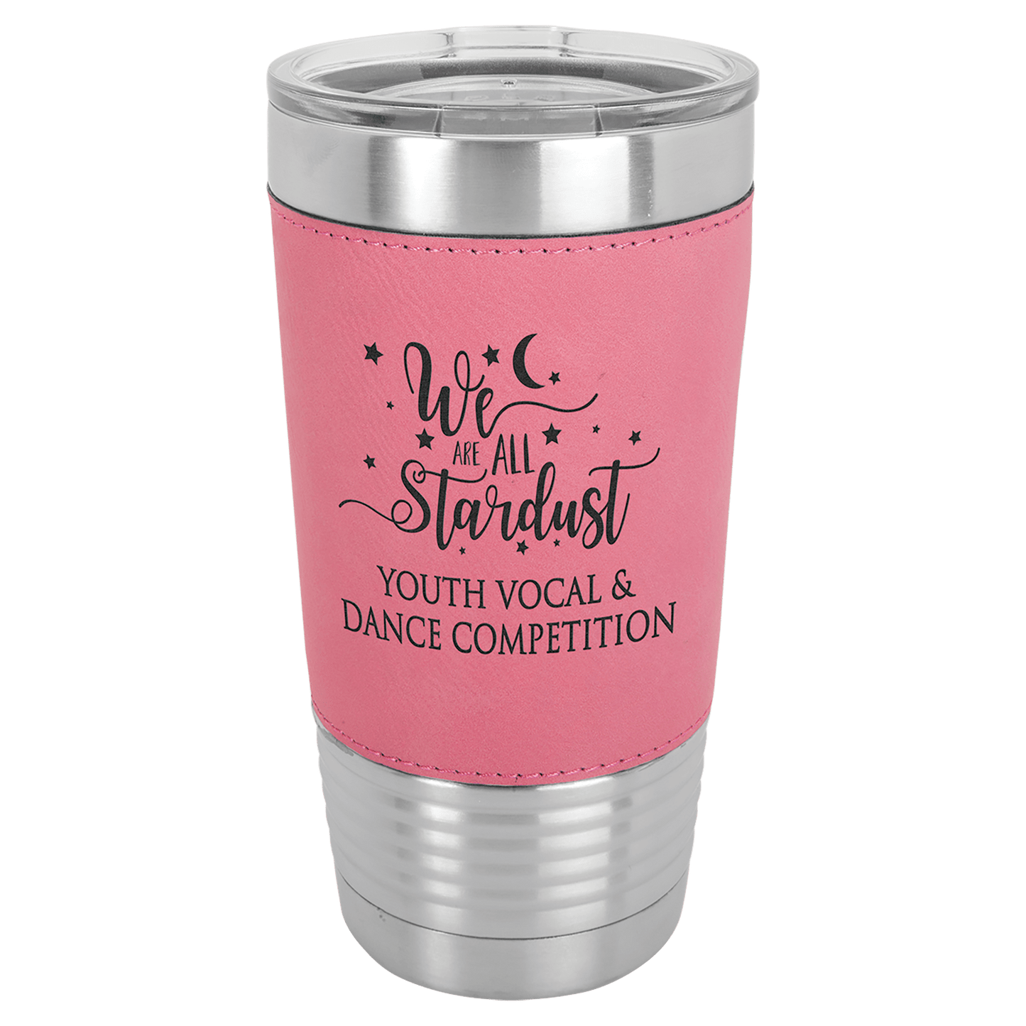 Polar Camel 20 oz. Leatherette Polar Camel Tumbler with Clear Lid
