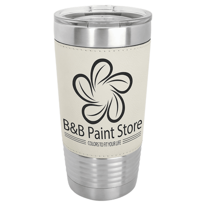 Polar Camel 20 oz. Leatherette Polar Camel Tumbler with Clear Lid
