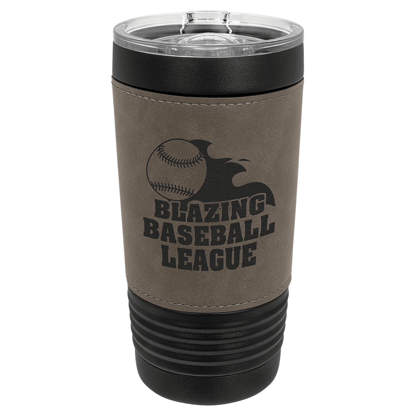 Polar Camel 20 oz. Leatherette Tumbler with Slider Lid