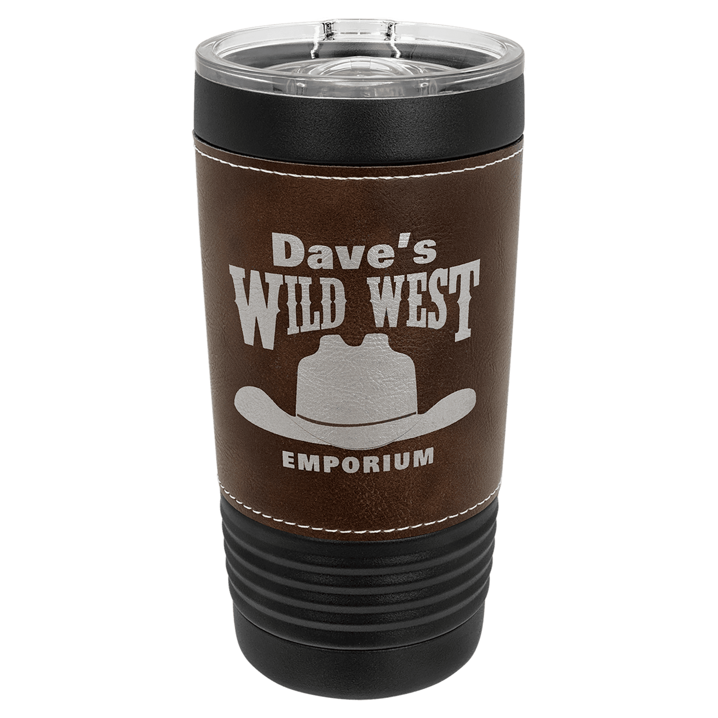 Polar Camel 20 oz. Leatherette Tumbler with Slider Lid
