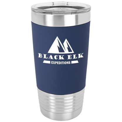 20 oz. Polar Camel Tumbler with Silicone Grip and Clear Lid