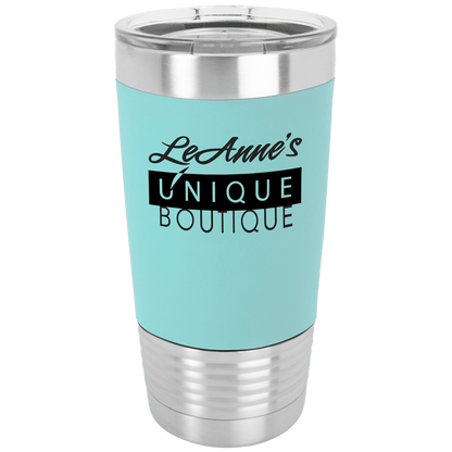 20 oz. Polar Camel Tumbler with Silicone Grip and Clear Lid